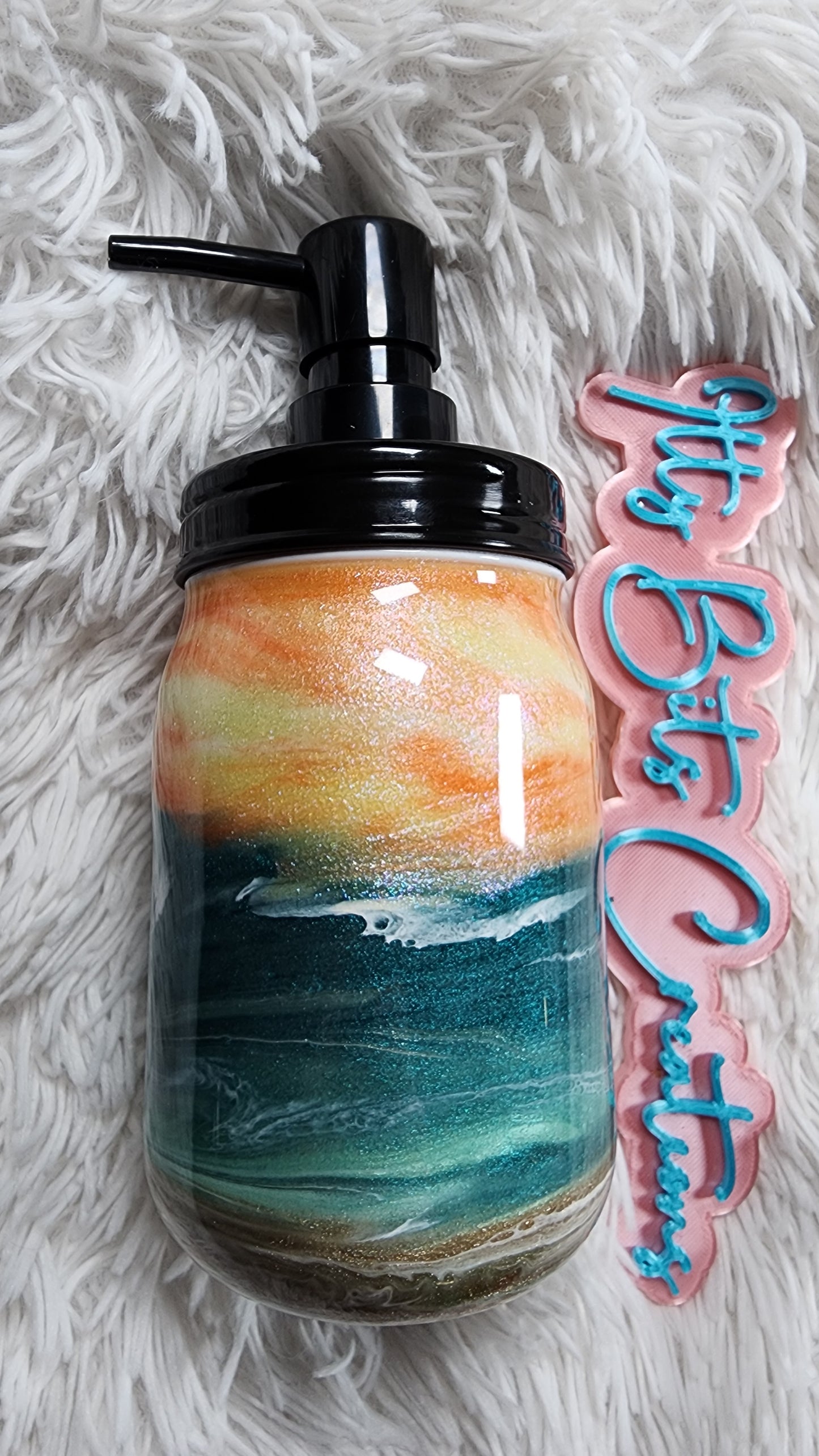 16 oz Beach Soap Dispenser