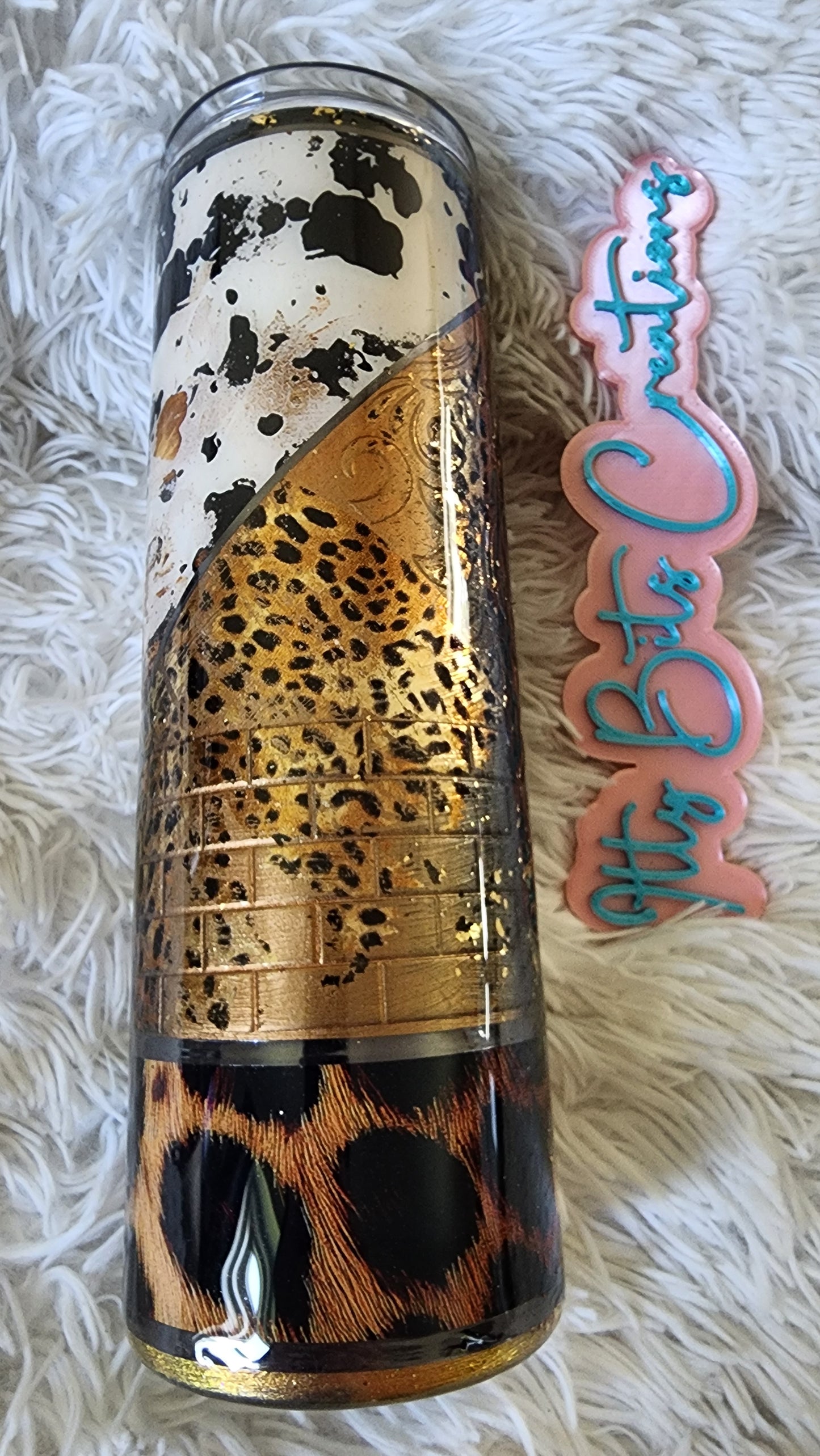 30 oz Leopard Grunge
