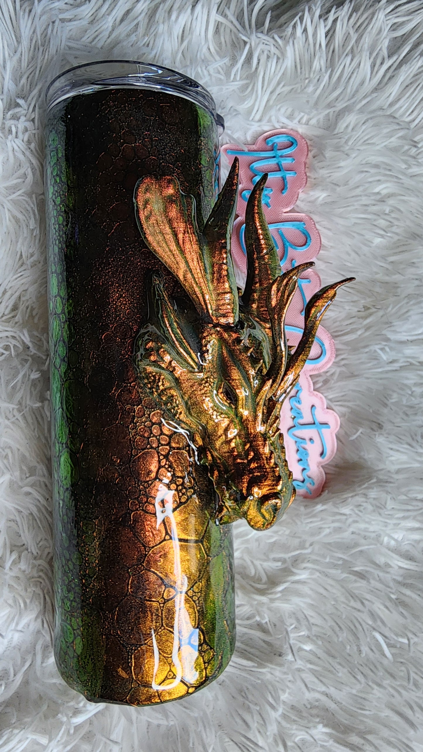 30 oz Cosmic Ray 3D Dragon
