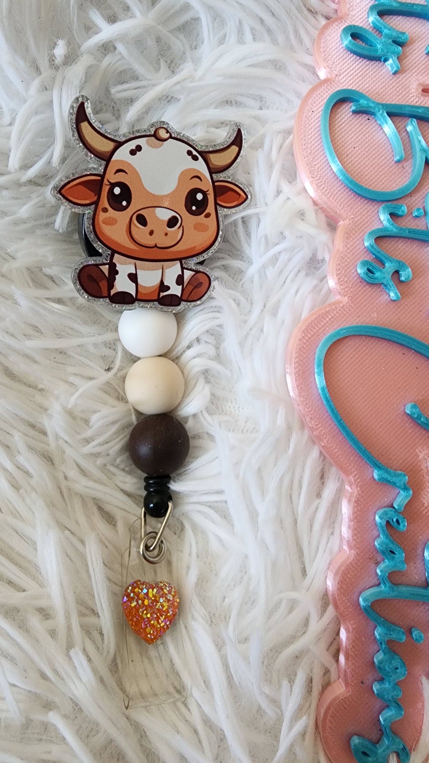 Badge Reel Spotted Cow