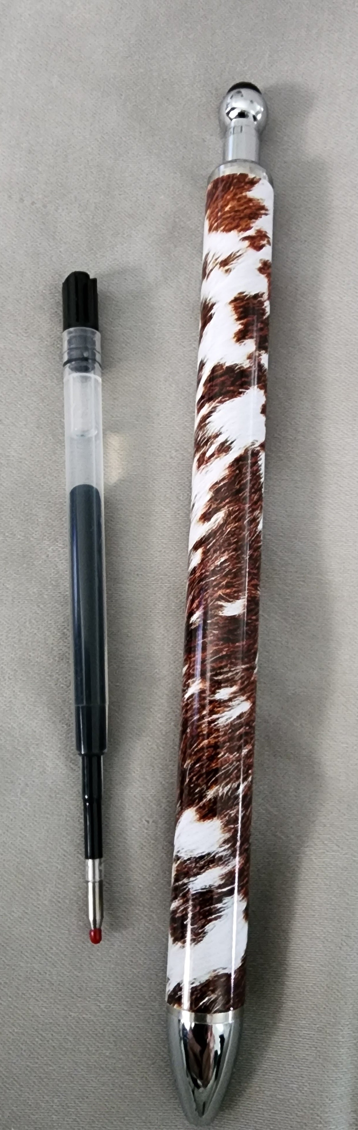 Brown Cowhide pen