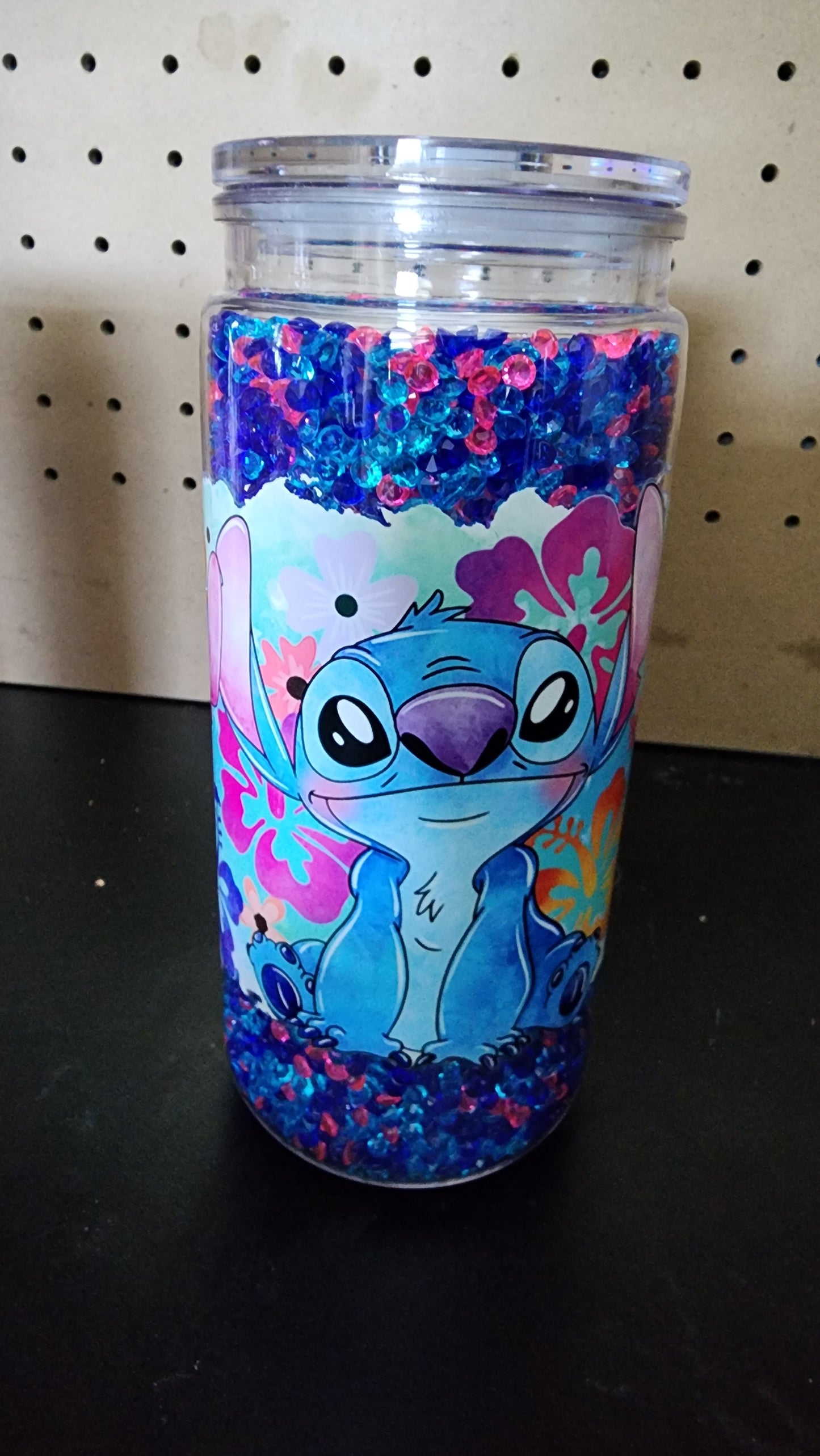 20 oz Blue Guy Snowglobe Crystals