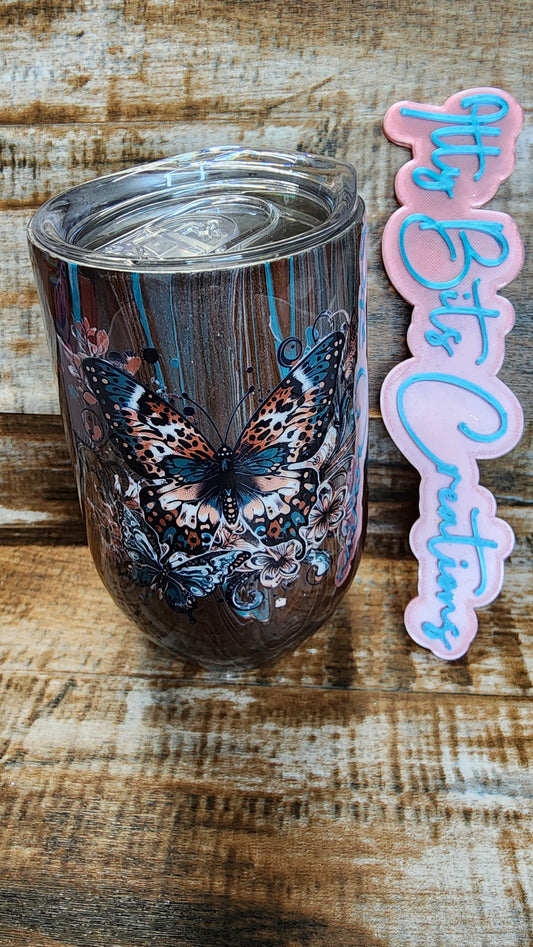 16 oz Butterfly Wine Cup
