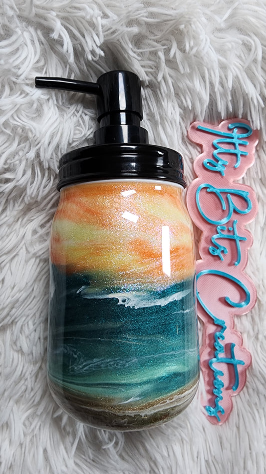 16 oz Beach Soap Dispenser