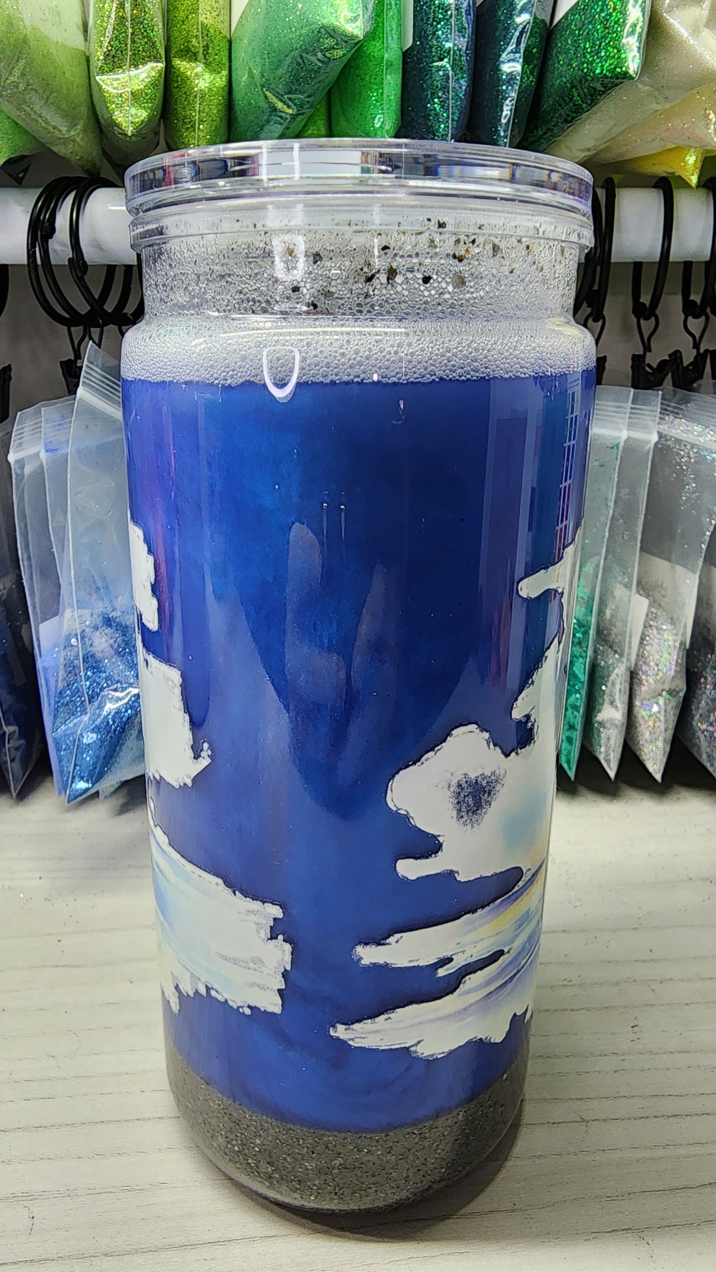 20 oz snowglobe Flagler Beach Sand Beach Vibes