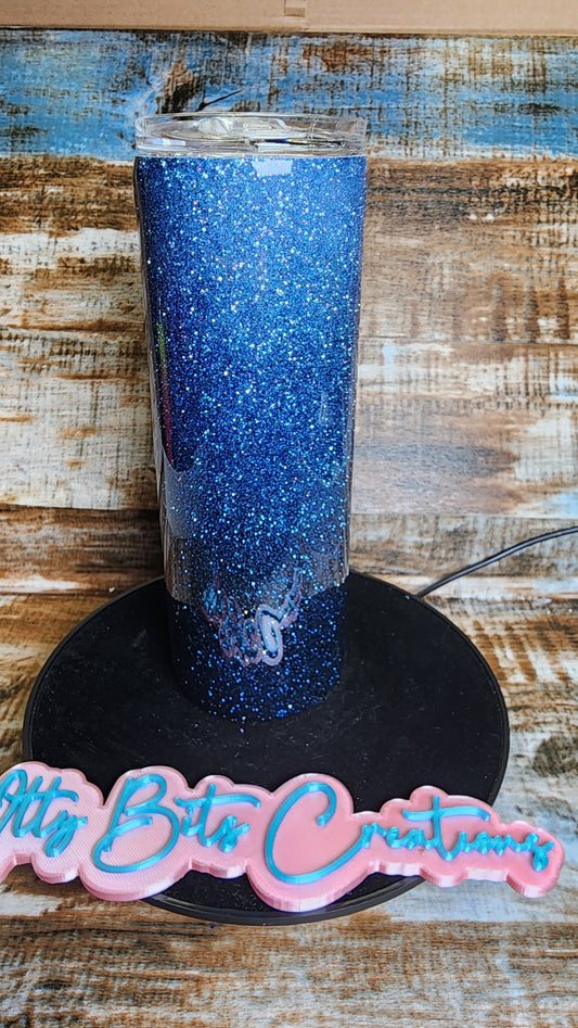 20 oz blue ombre grab