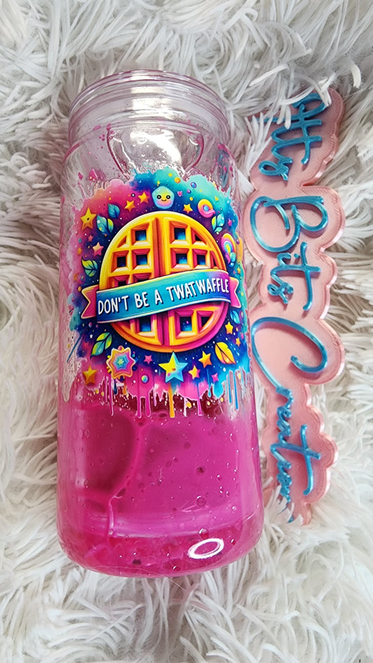 20 oz Dont Be A Twatwaffle Snowglobe