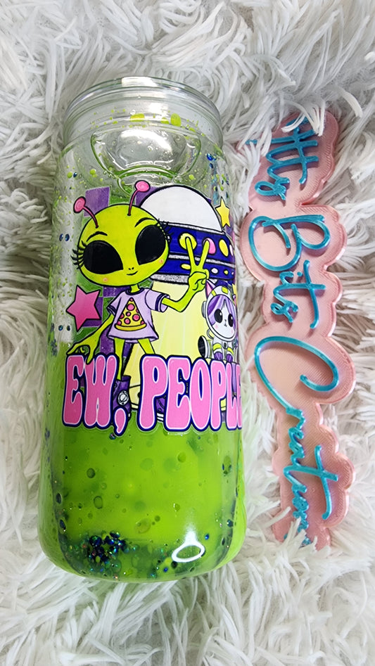 20 oz Eww People Snowglobe
