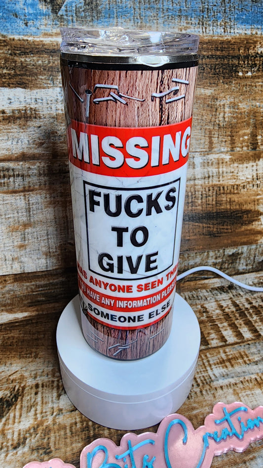 20 oz Missing F's