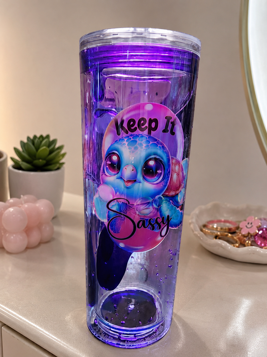 24 oz Sassy snowglobe