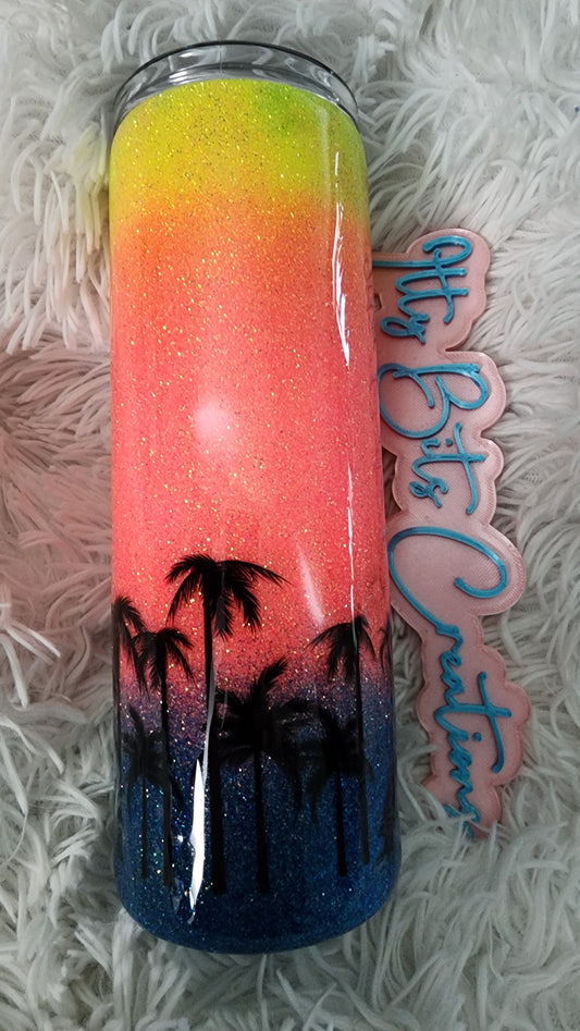20 oz Sunset Palms