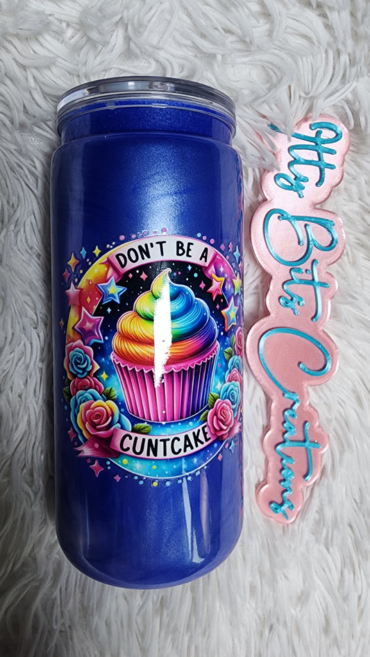 16 oz Paint Snow Globe Cake