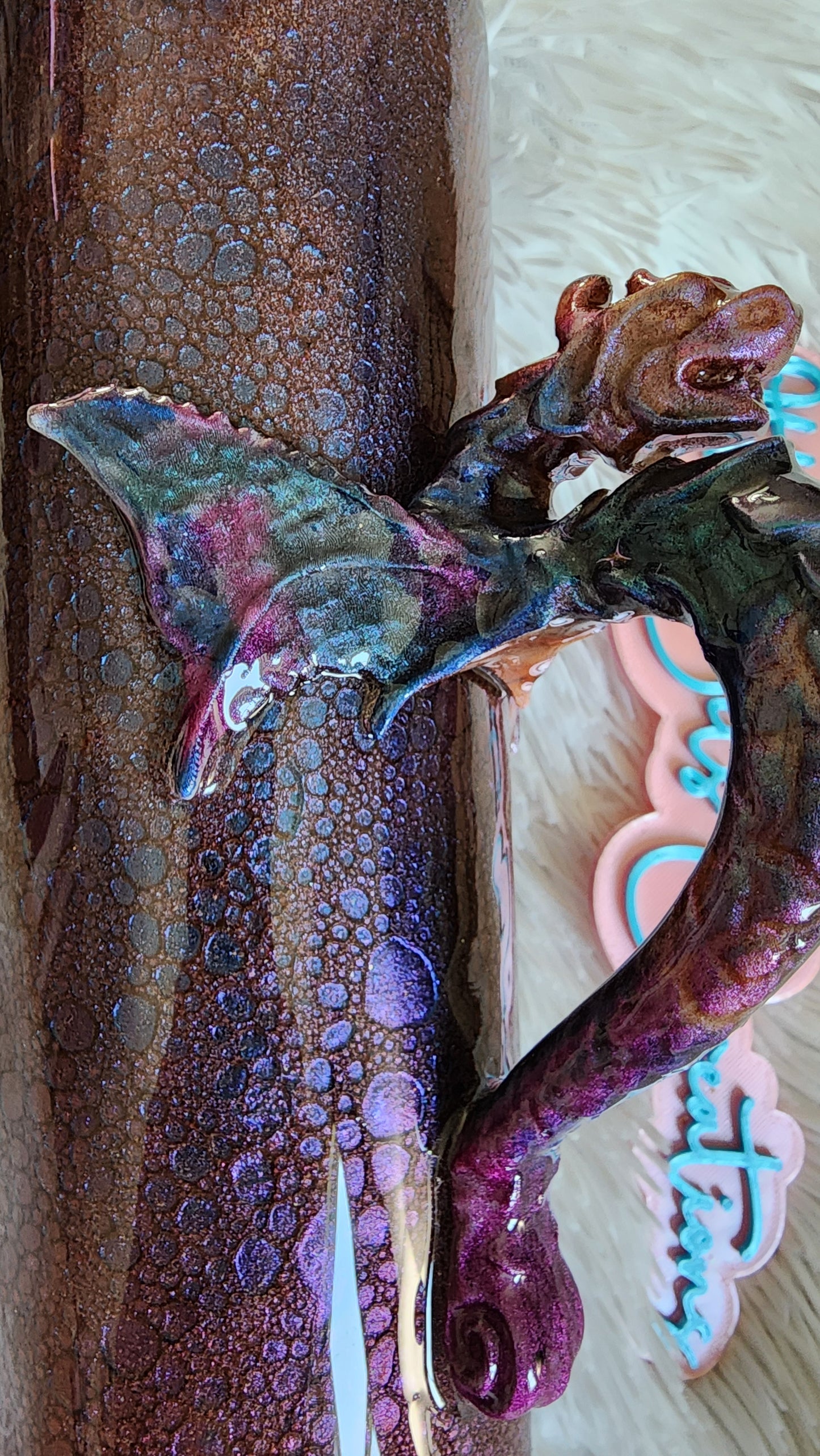 30 oz Dragon Scale Dragon Handle