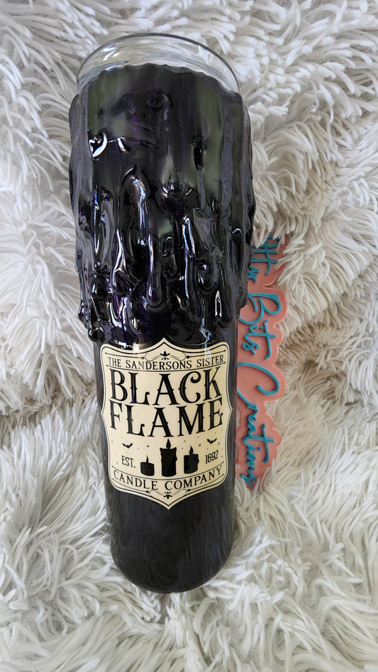 30 Oz Black Flame Candle