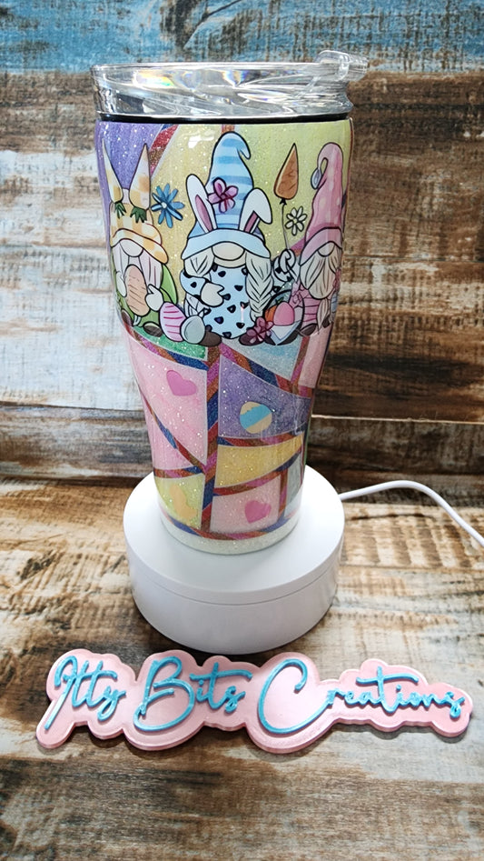 30 oz curve Easter Gnomes
