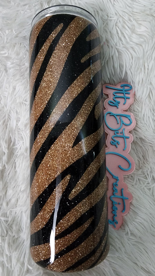 30 oz Gold Black Zebra