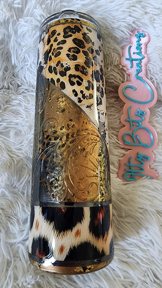 30 oz Leopard Grunge