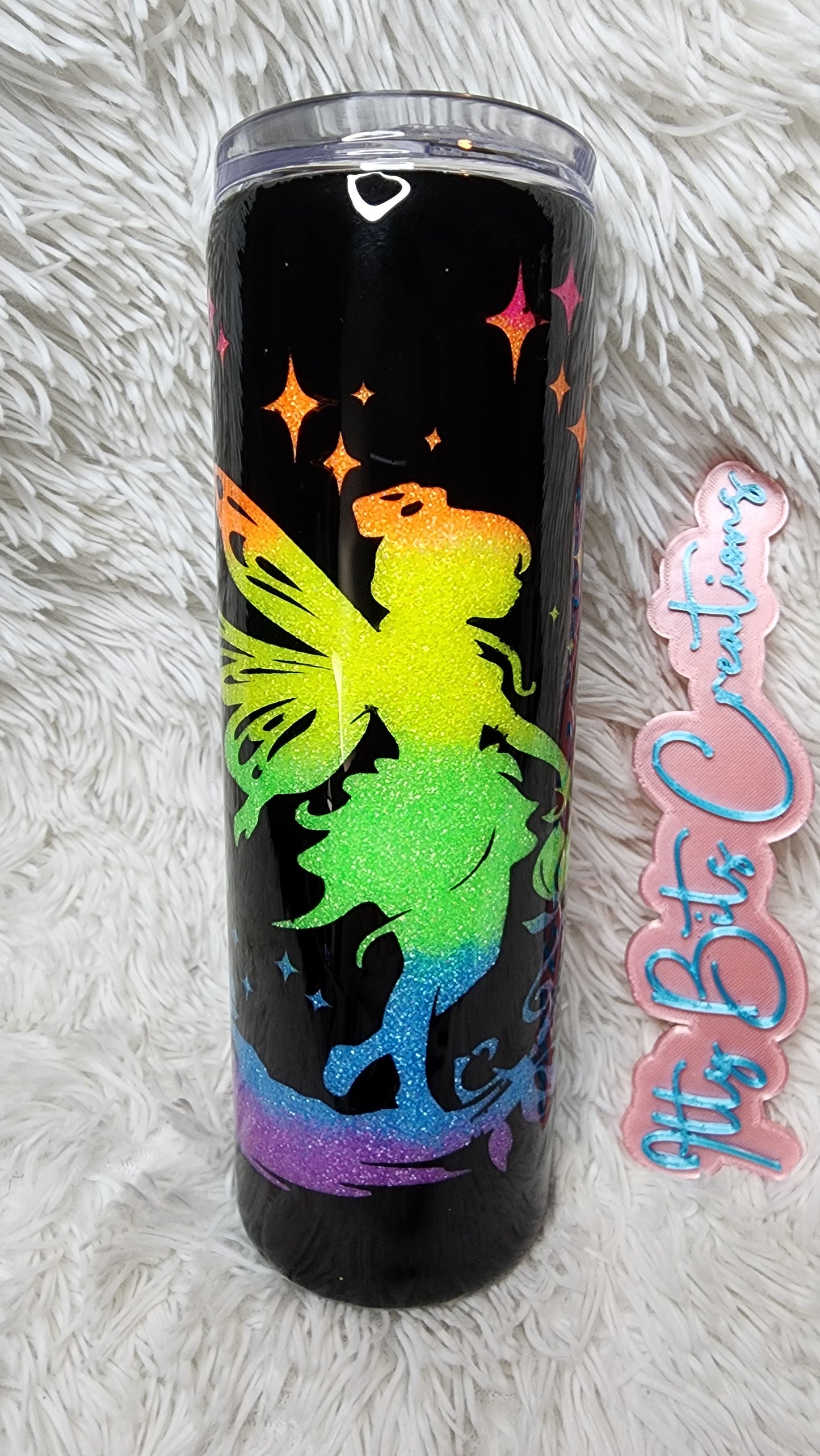 30 oz Neon Rainbow Fairy