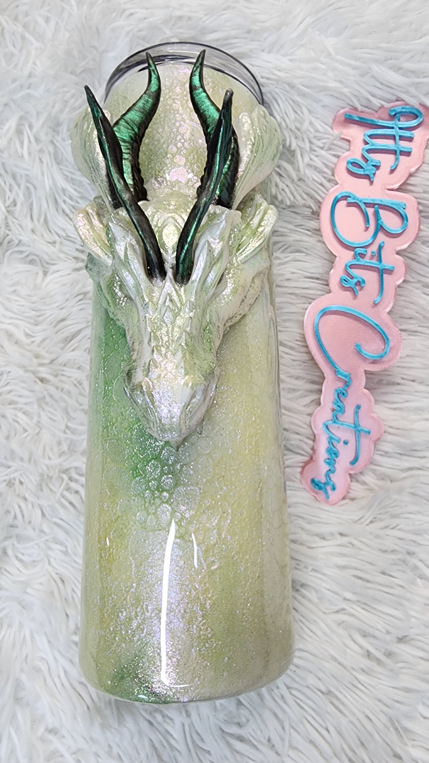 30 oz Yellow Green Dragon