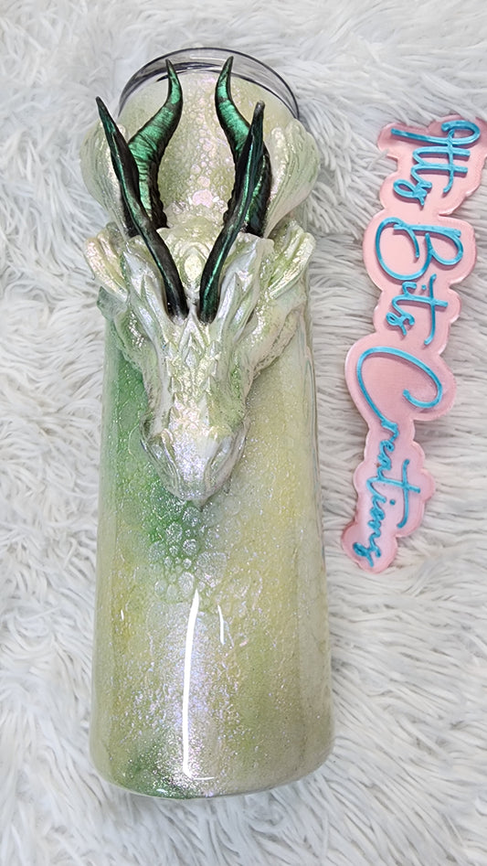 30 oz Yellow Green Dragon