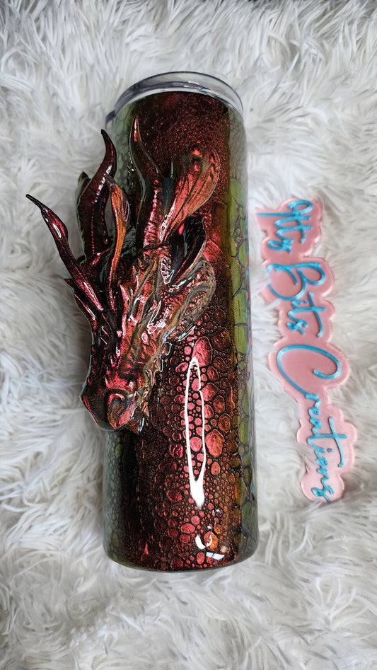 30 oz 3D Pyro Dragon