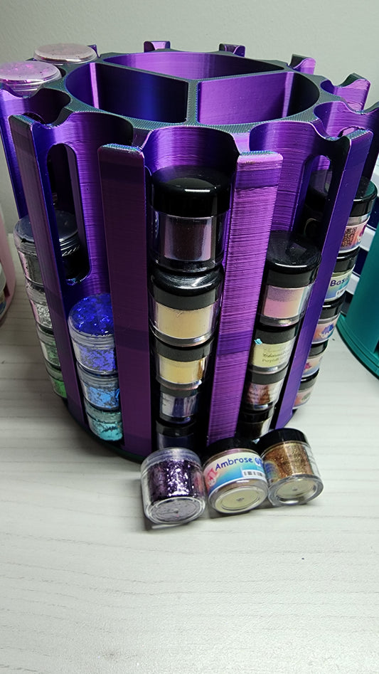 3D Mini Carousel for small pigment jars