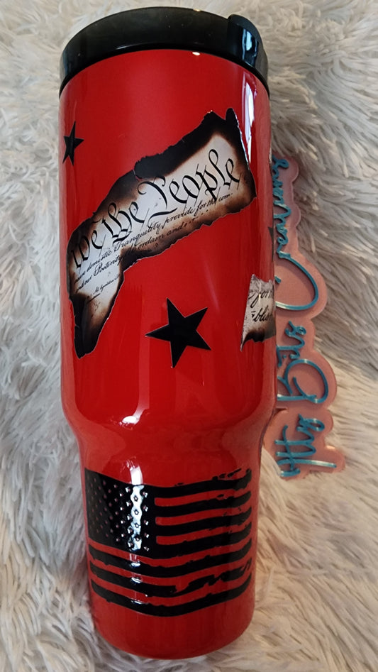 40 oz We The People (red)