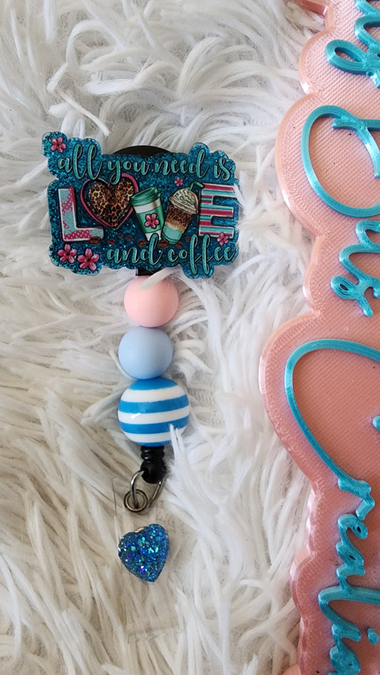 Badge Reel Love & Coffee