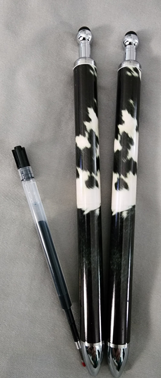 Black Cowhide pen