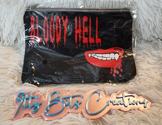 Bloody Hell makeup bag
