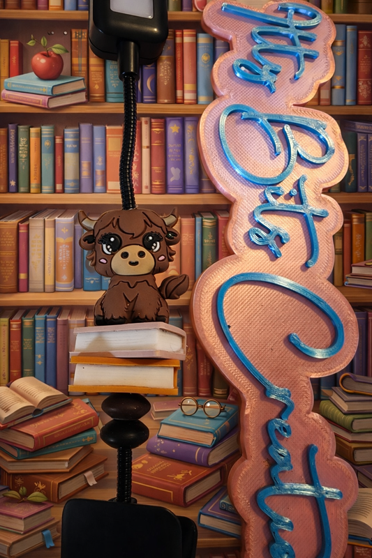 Book Light Cow