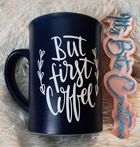 But First Coffee heavy ceramic mug