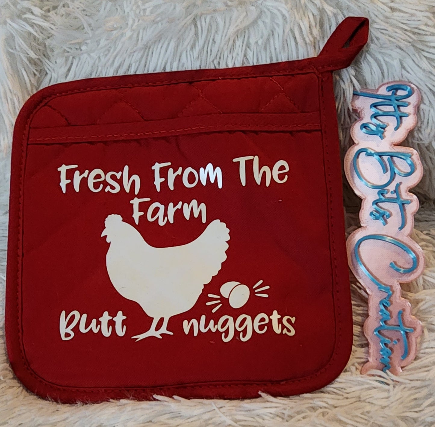 Butt Nuggets potholder