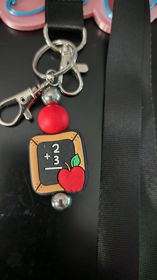 Chalkboard lanyard