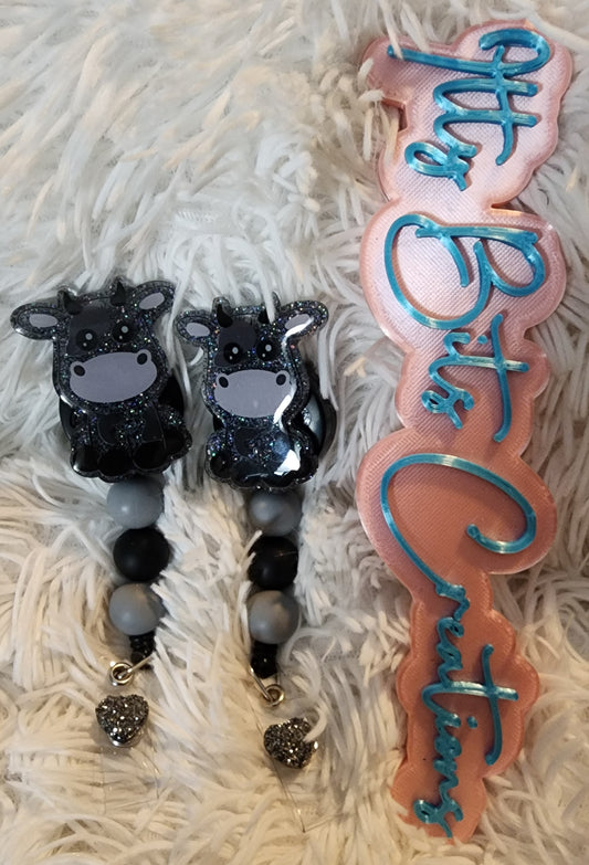 Cows badge reel