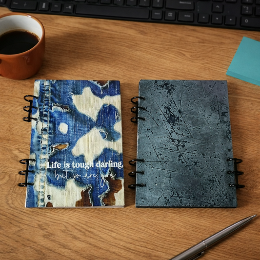 Distressed Jeans A5 Notebook