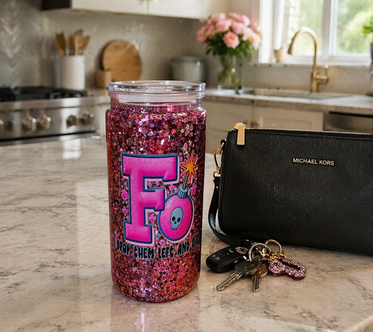 20 oz F Bomb snowglobe