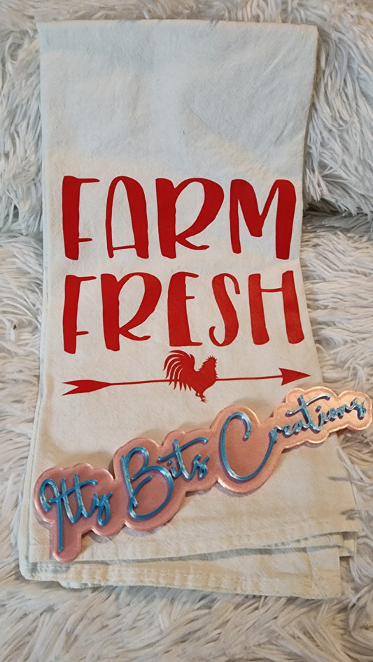 Farm Fresh flour sack towel