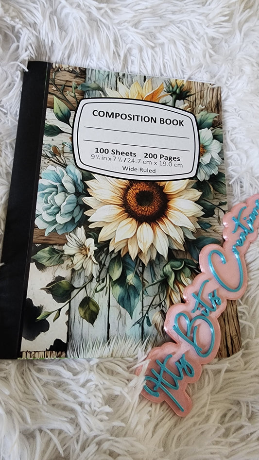 Flowers. Composition Notebook
