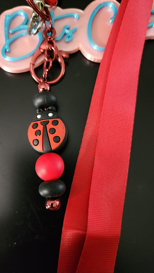 Ladybug lanyard