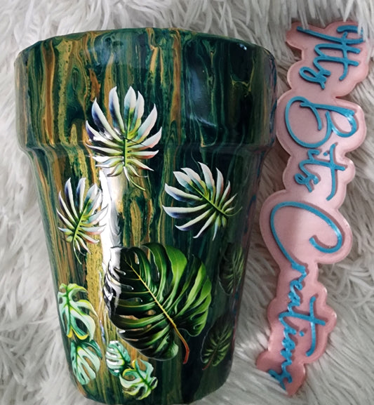 Medium Monstera Flower Pot
