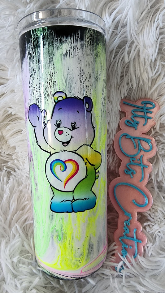 20 Oz Neon Care Bear Tumbler