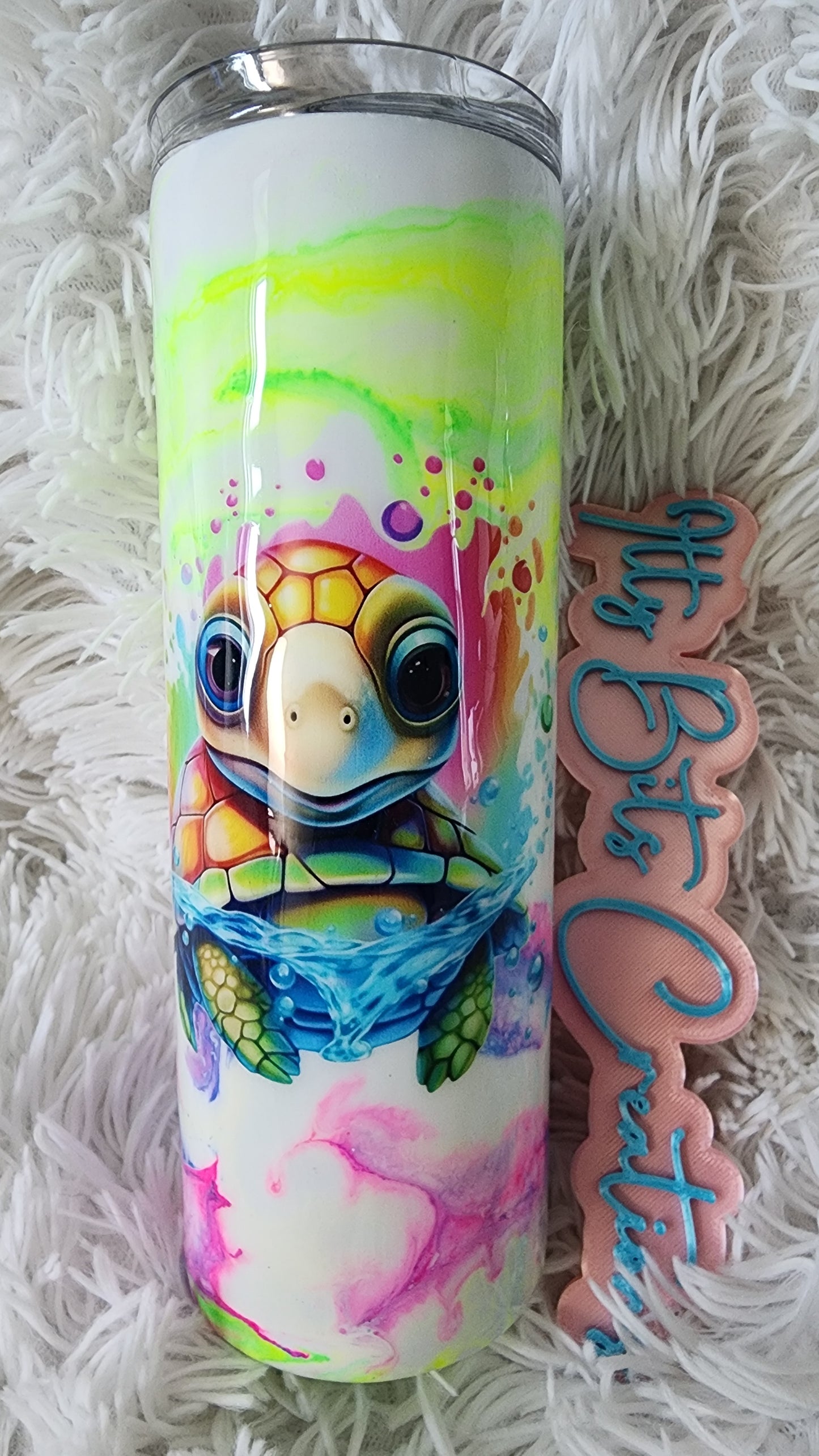 20 Oz Neon Turtle