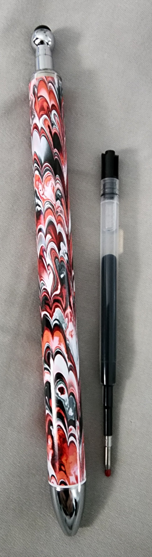 Orange Swirl pen
