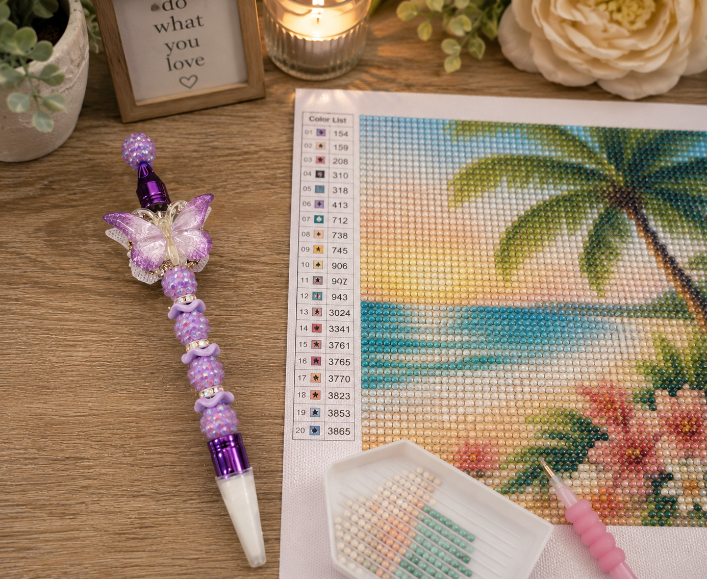 Purple Butterfly art tool