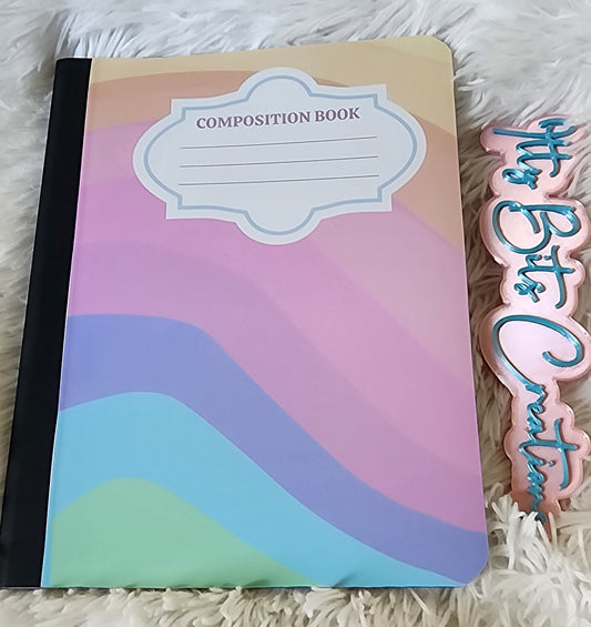 Rainbow Comp Notebook