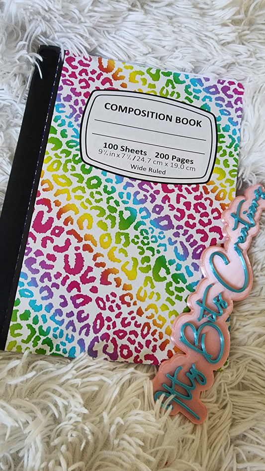 Rainbow Leopard. Composition Notebook