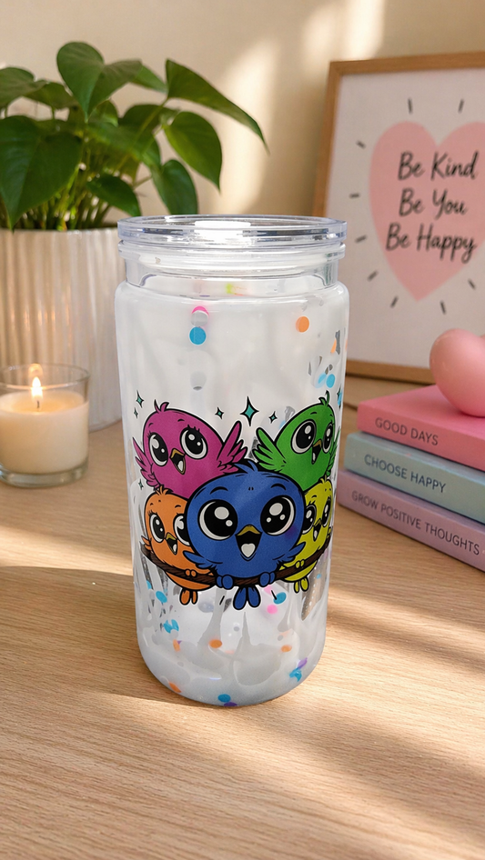 20 oz Three Little Birds snowglobe