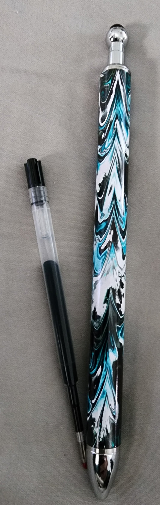Teal Swirl pen