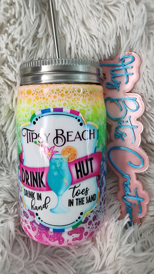 17 Oz Tipsy Beach